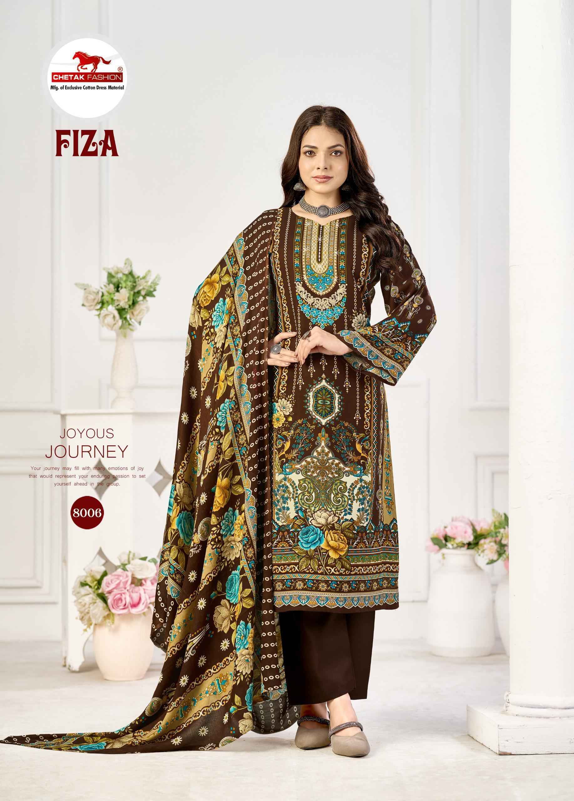 Chetak Fashion Fiza Vol-8 Rayon Dress Material (8 pcs Catalogue)