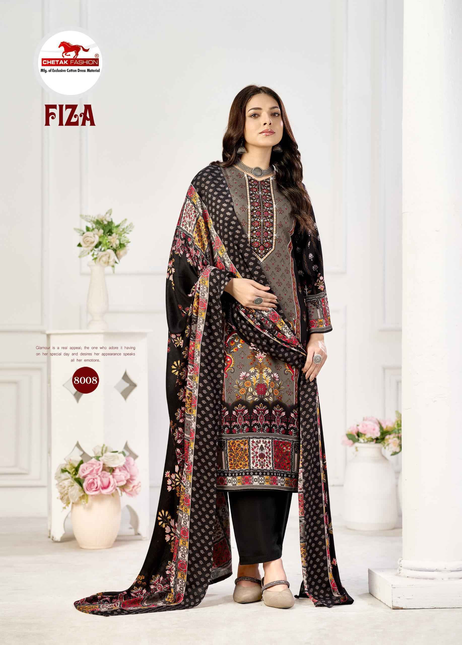 Chetak Fashion Fiza Vol-8 Rayon Dress Material (8 pcs Catalogue)