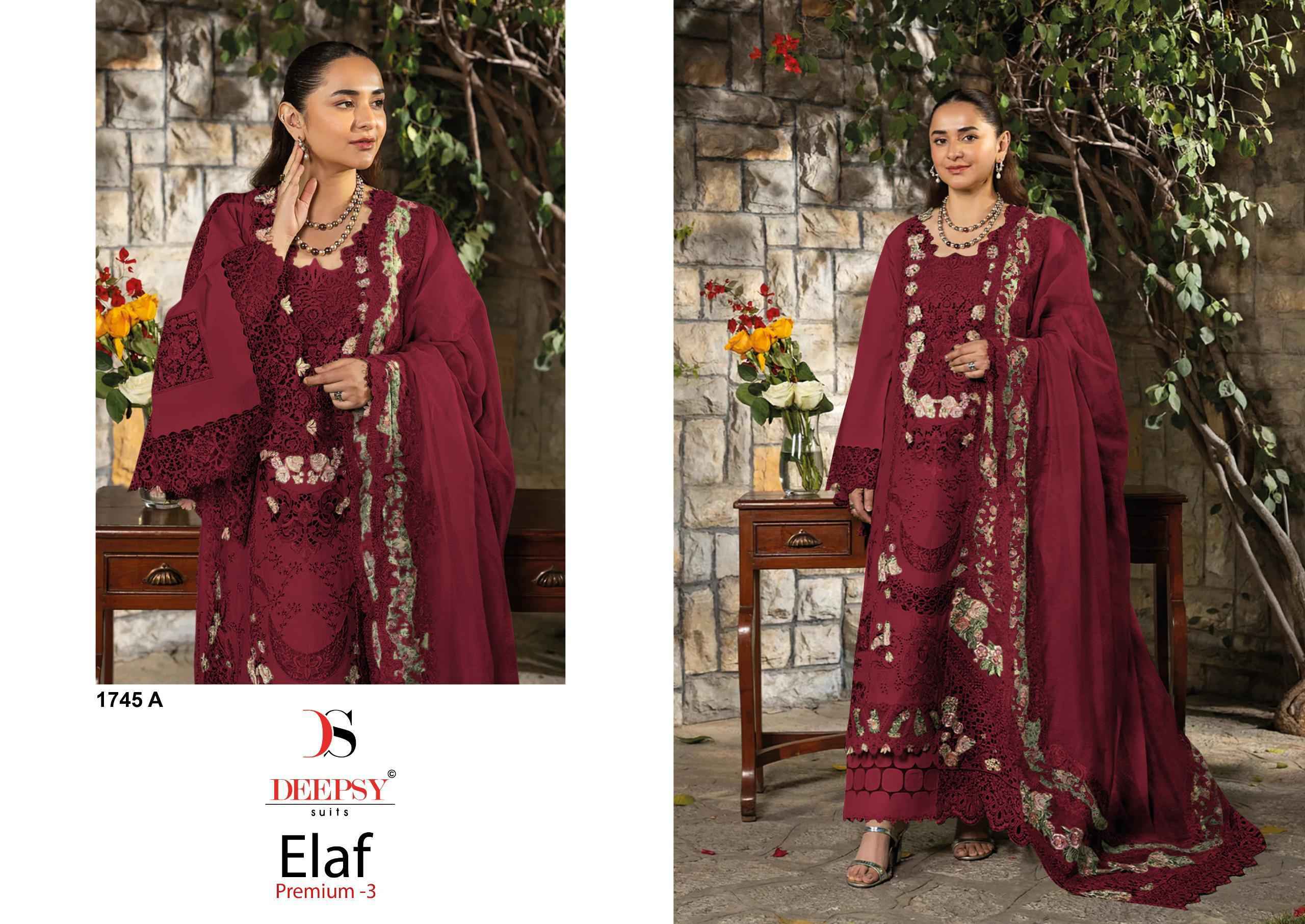 Deepsy Elaf Premium Vol-3 Cotton Dress Material (4 pcs Catalogue)