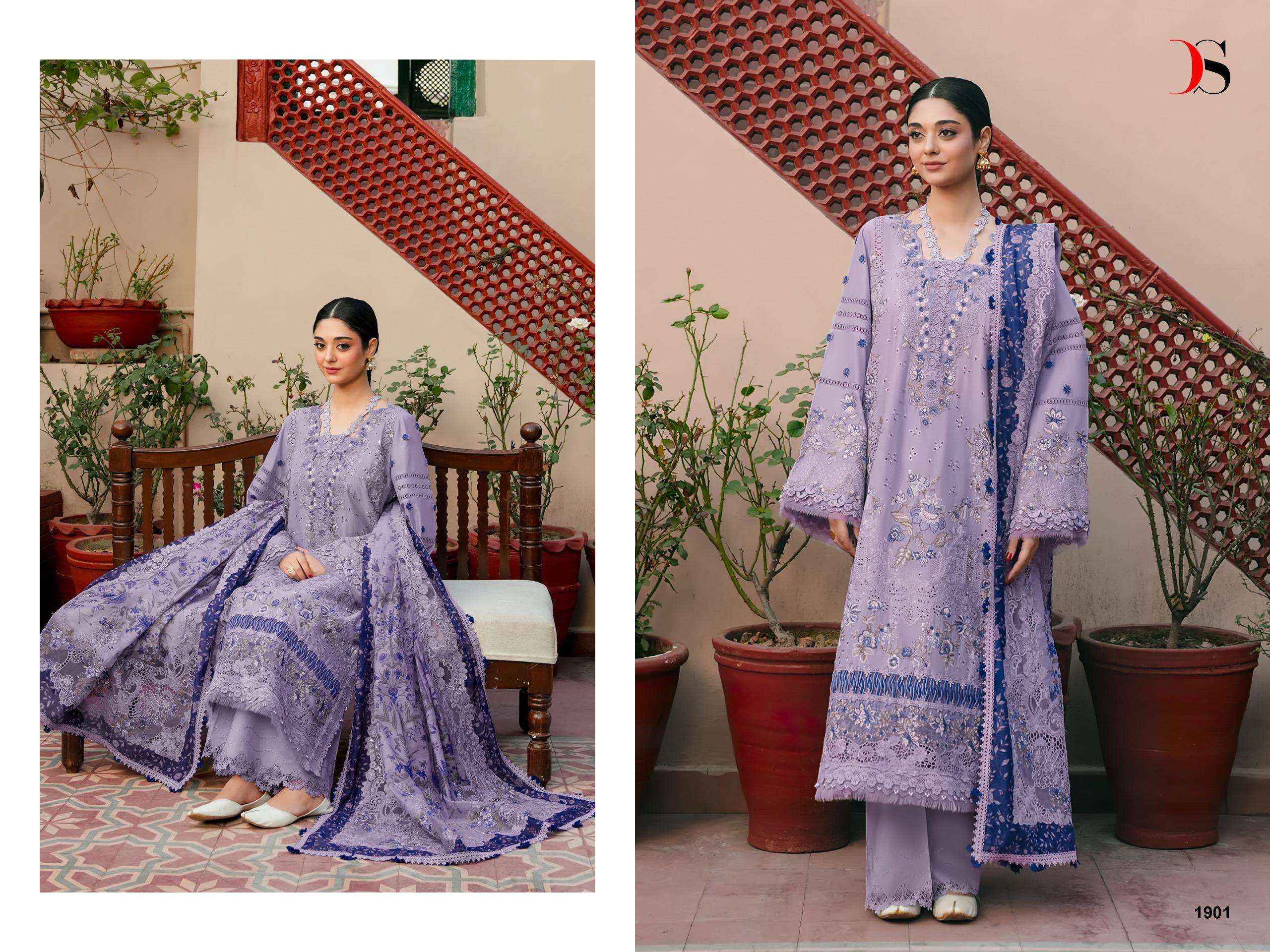 Deepsy Elaf Premium Vol-4 Cotton Dress Material (6 pcs Catalogue)