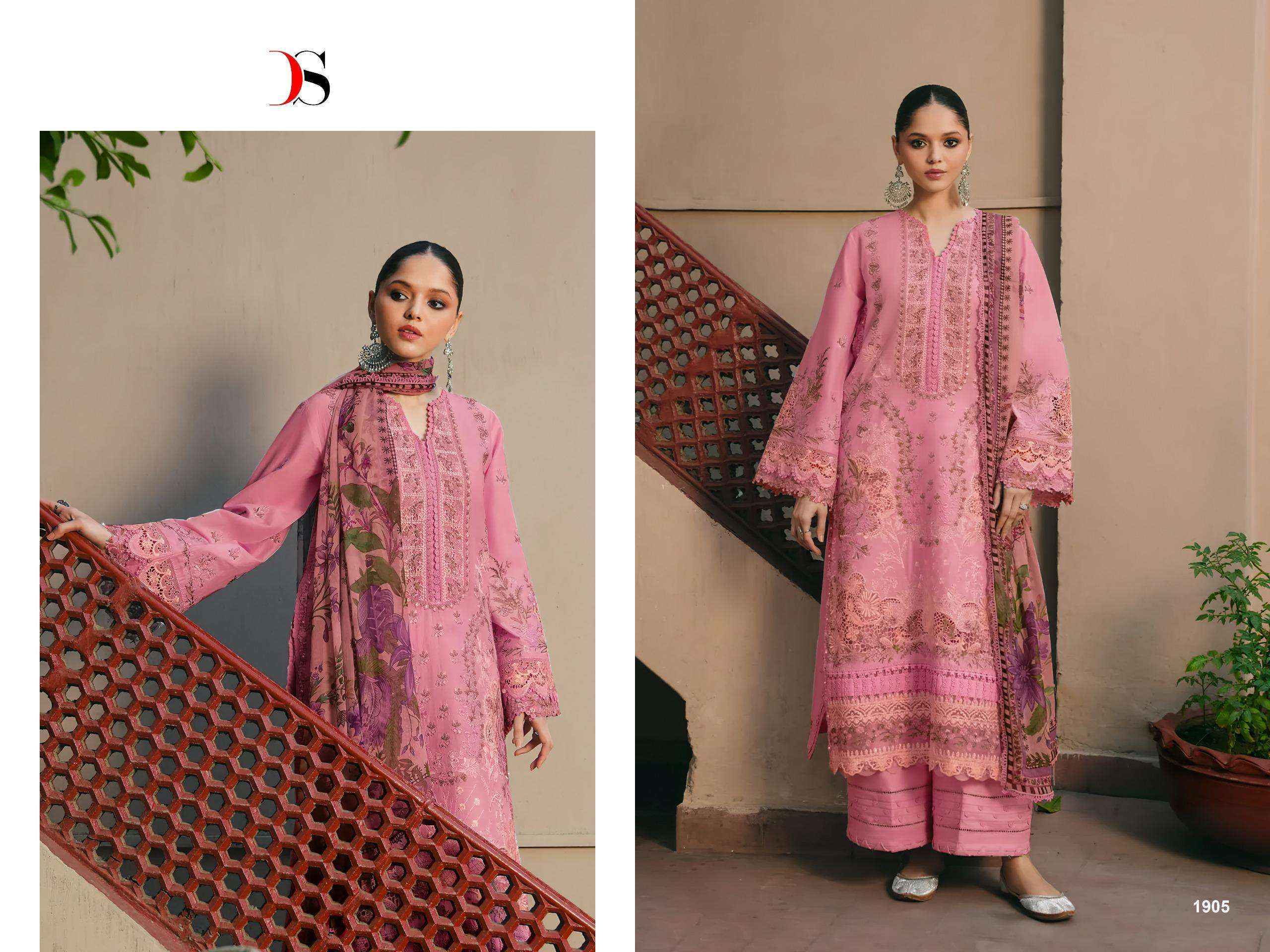 Deepsy Elaf Premium Vol-4 Cotton Dress Material (6 pcs Catalogue)