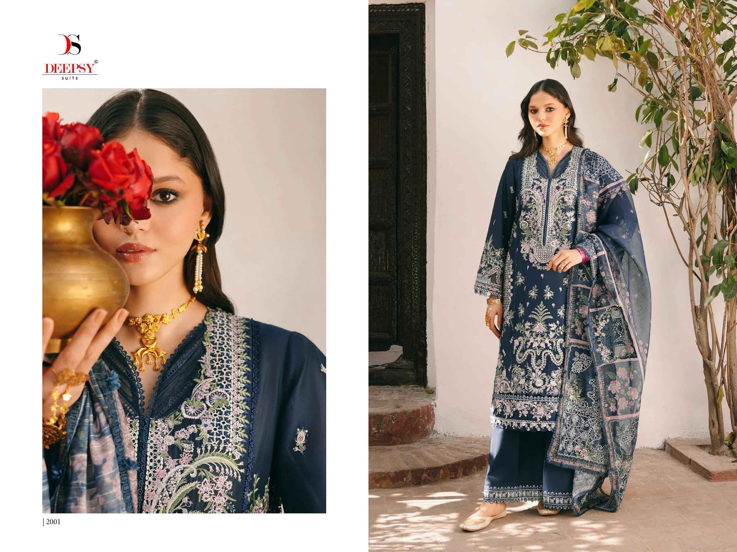 Deepsy Elaf Premium Vol-5 Cotton Dress Material (6 pcs Catalogue)