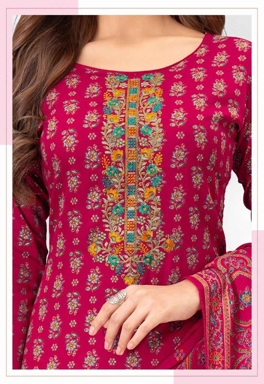 Deeptex Mausami Vol-3 Jam Satin Dress Material (8 pcs Catalogue)