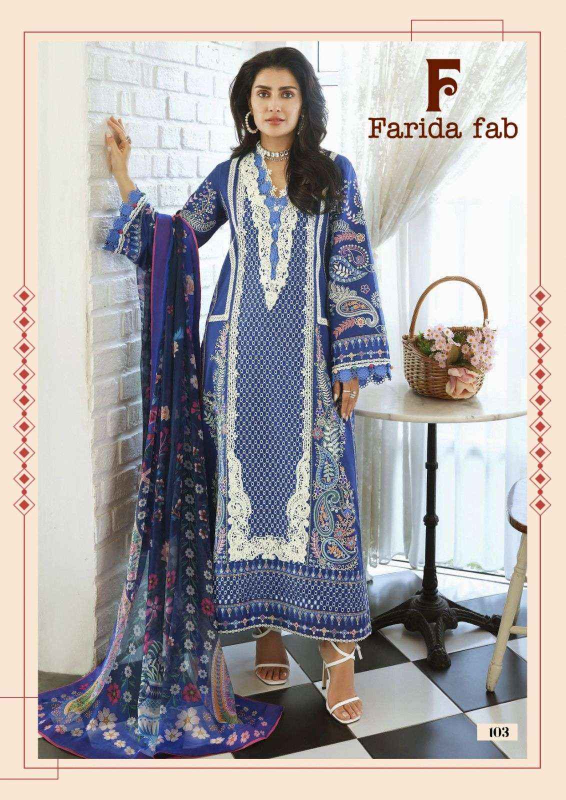 Farida Fab Mushq Readymade Cotton Dress (6 pcs Catalogue)
