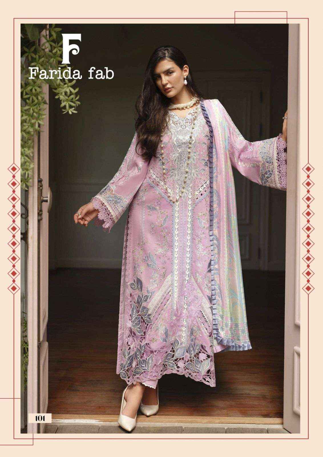 Farida Fab Mushq Readymade Cotton Dress (6 pcs Catalogue)