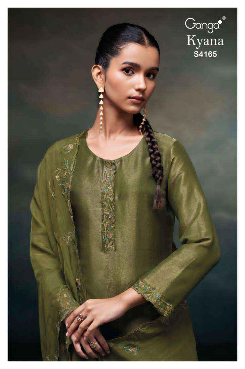 Ganga Kyana-4165 Cotton Dress Material (4 pcs Catalogue)