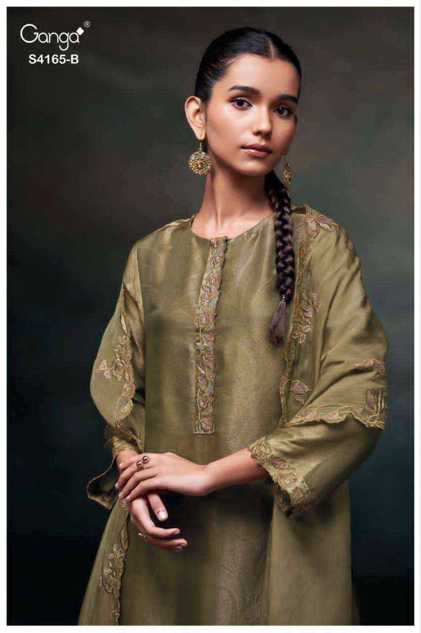 Ganga Kyana-4165 Cotton Dress Material (4 pcs Catalogue)