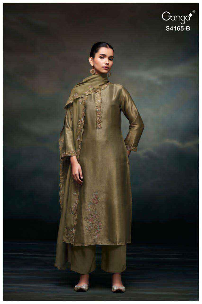 Ganga Kyana-4165 Cotton Dress Material (4 pcs Catalogue)