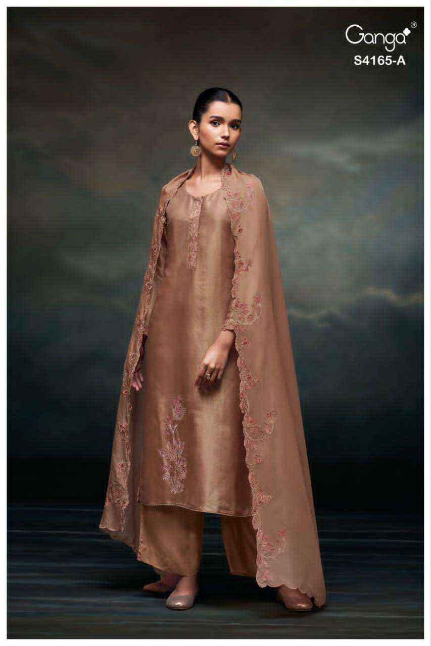 Ganga Kyana-4165 Cotton Dress Material (4 pcs Catalogue)