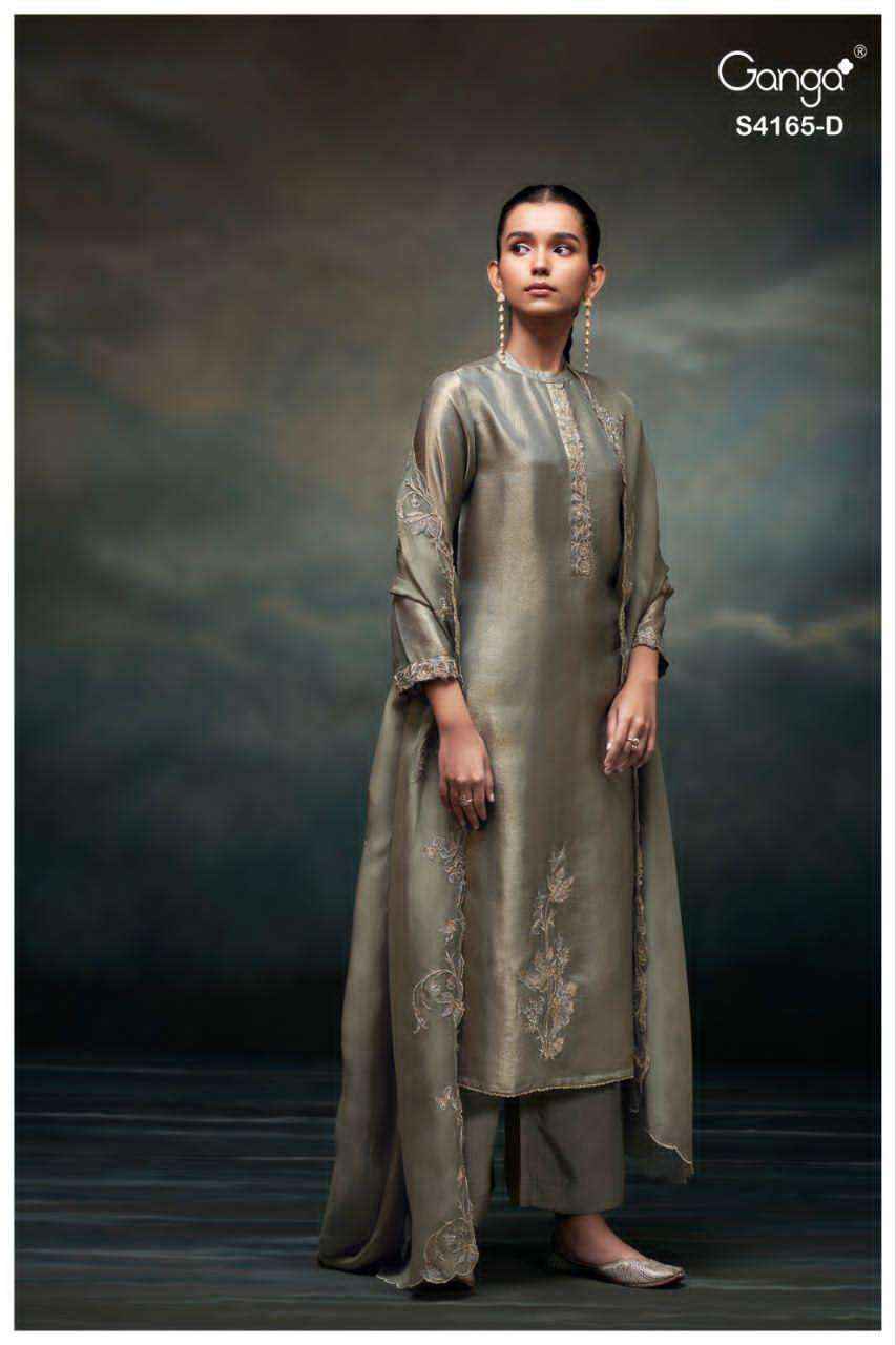 Ganga Kyana-4165 Cotton Dress Material (4 pcs Catalogue)