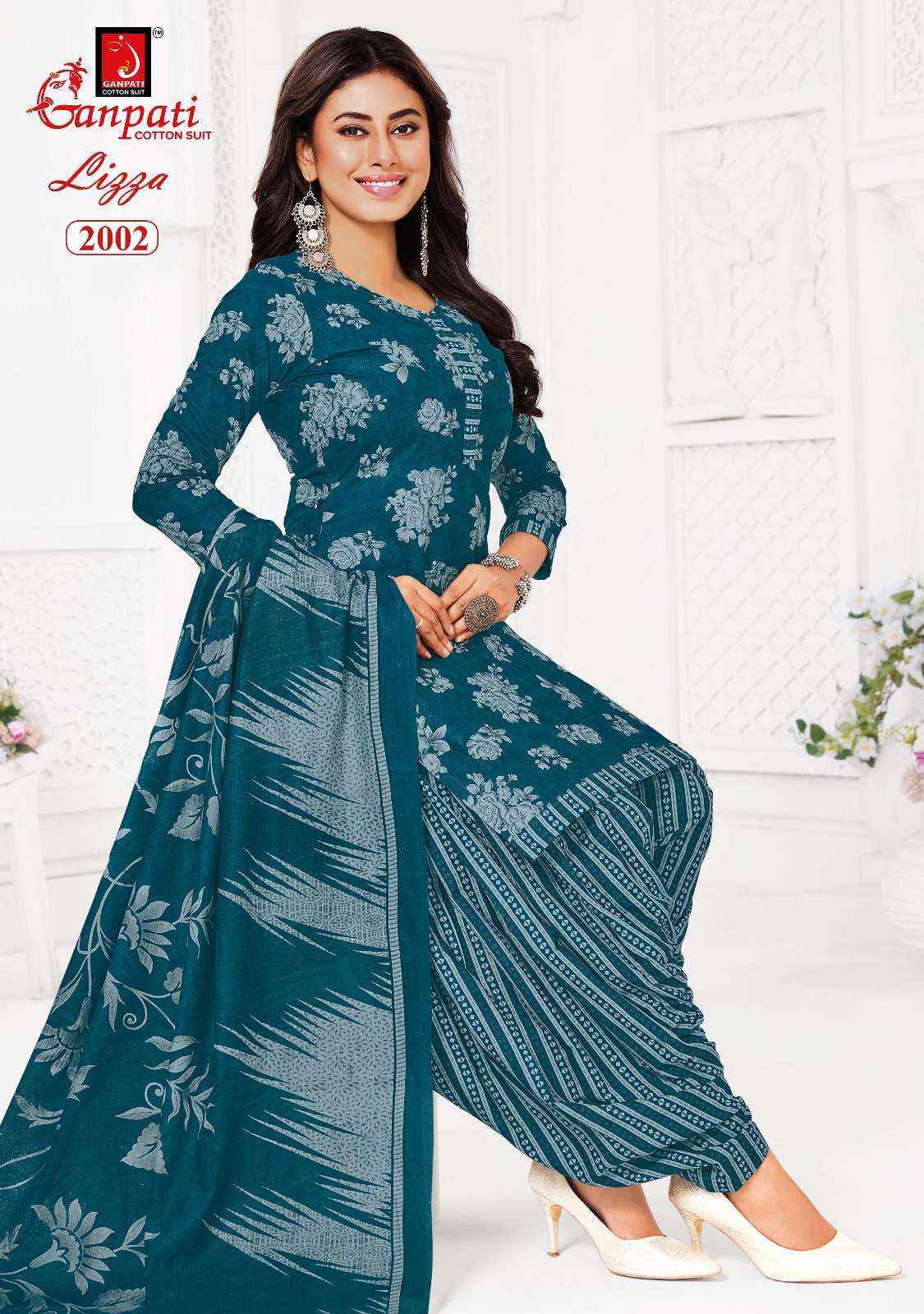 Ganpati Lizza Patiyala Vol-2 Readymade Cotton Dress (12 pcs catalogue)