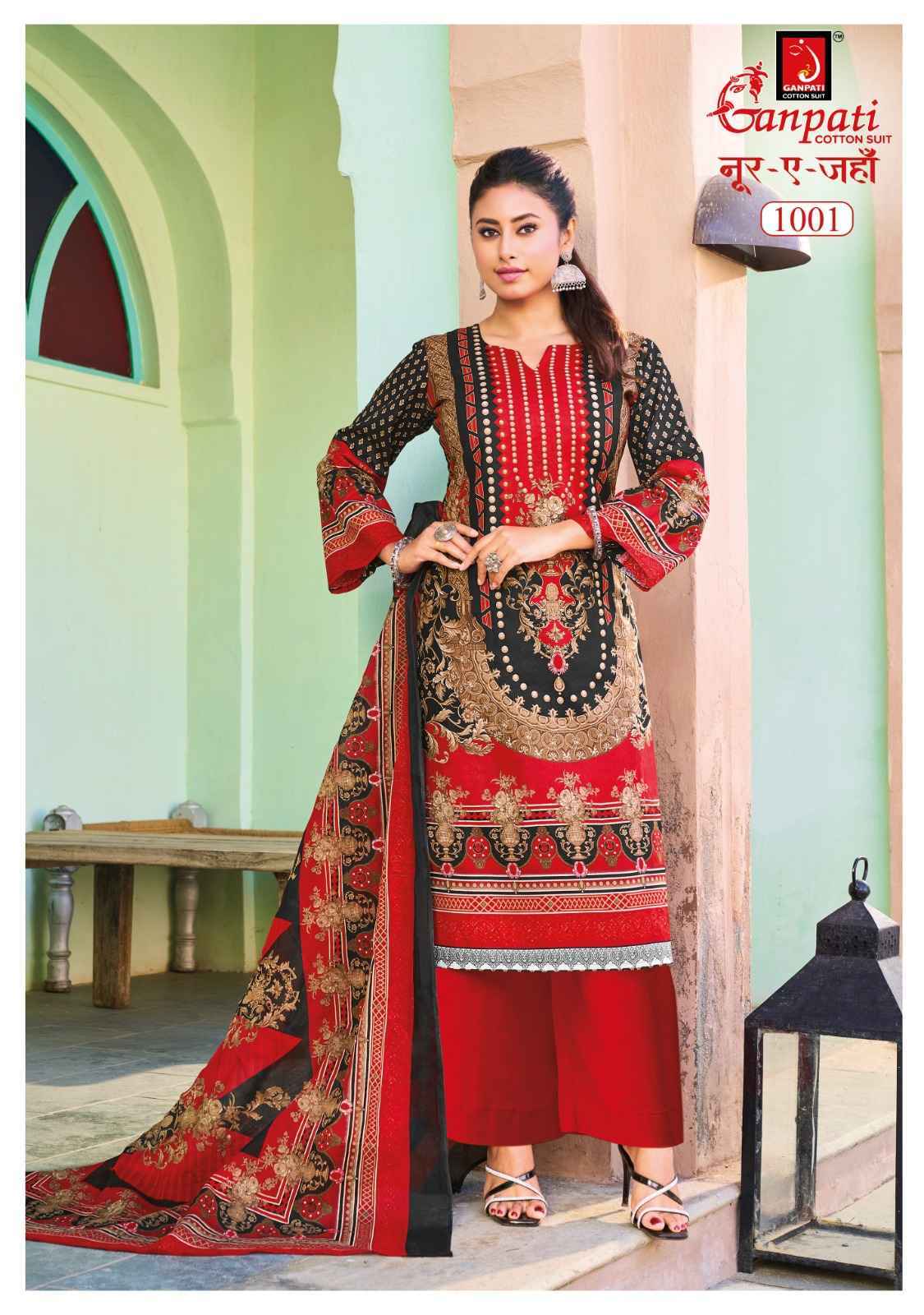 Ganpati Noor E Jahan Vol-1 Readymade Cotton Dress (8 pcs catalogue)