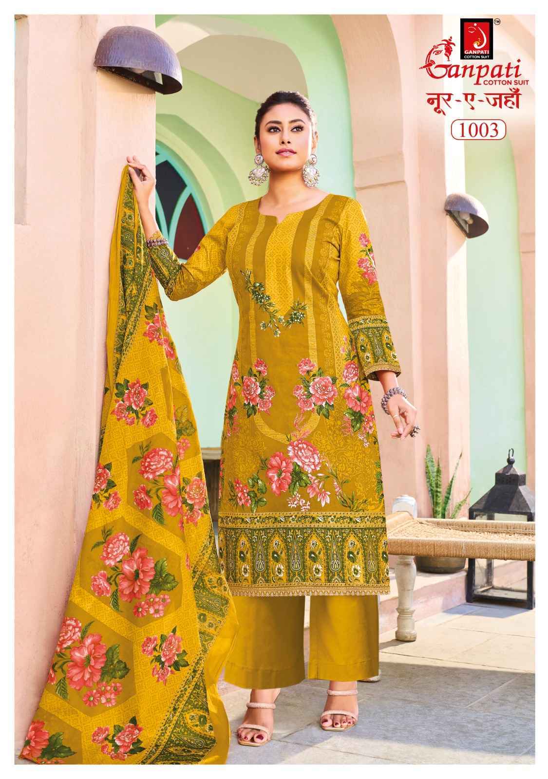 Ganpati Noor E Jahan Vol-1 Readymade Cotton Dress (8 pcs catalogue)