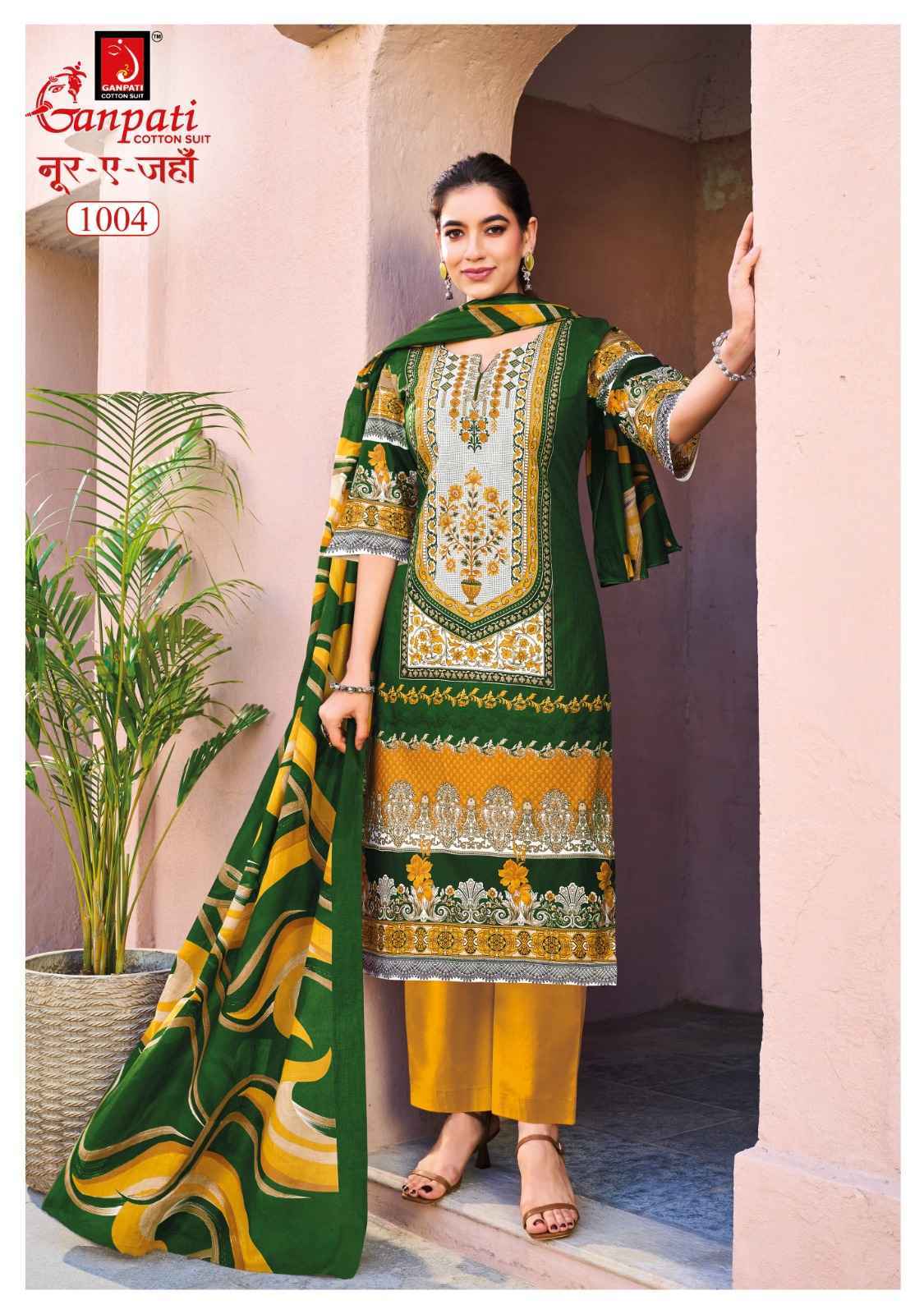 Ganpati Noor E Jahan Vol-1 Readymade Cotton Dress (8 pcs catalogue)