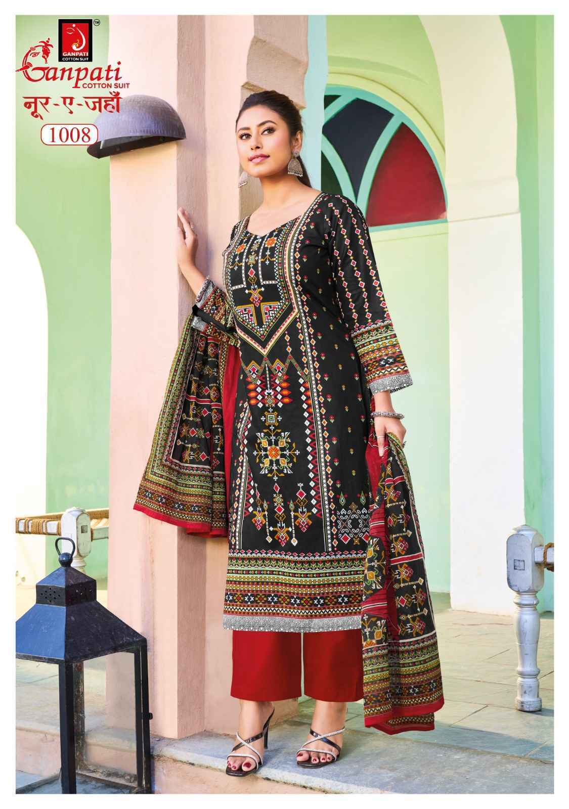 Ganpati Noor E Jahan Vol-1 Readymade Cotton Dress (8 pcs catalogue)