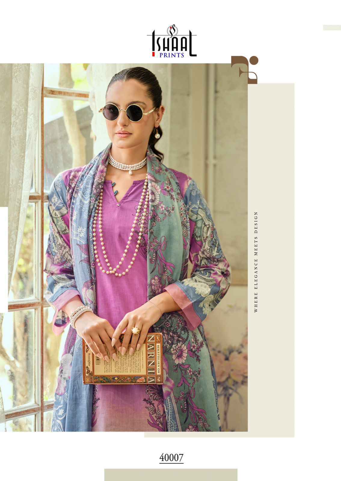 Ishaal Gulmohar Combo Lawn Cotton Dress Material (10 Pc Catalouge)