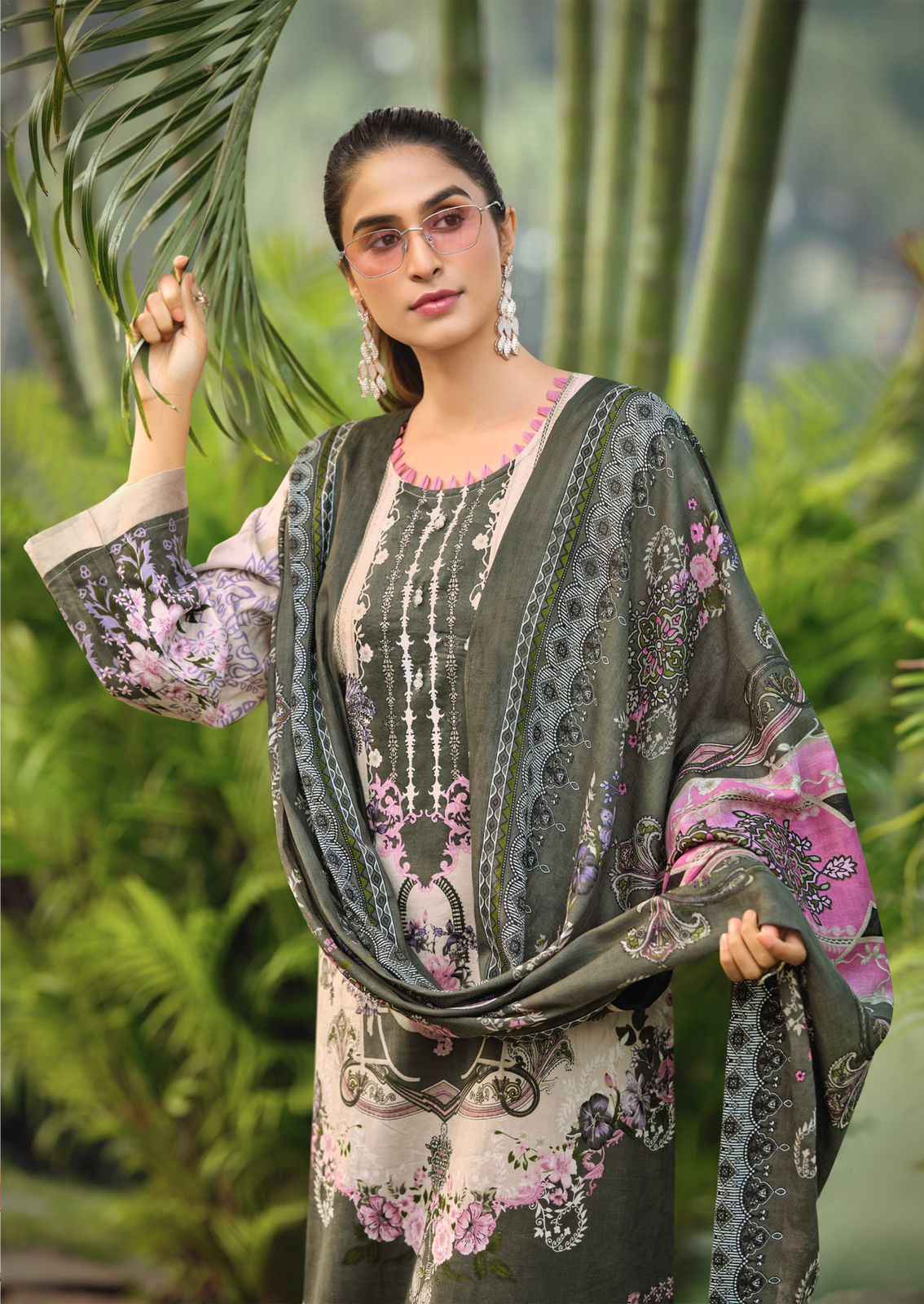 Ishaal Gulmohar Combo Lawn Cotton Dress Material (10 Pc Catalouge)