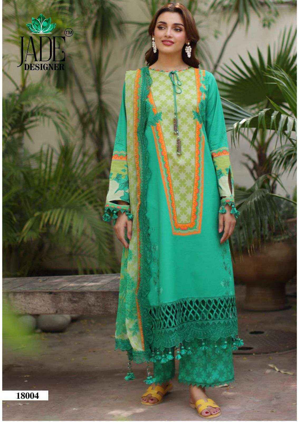 Jade Crimsons Vol-18 Cambric Cotton Dress Material (6 pc Cataloge)