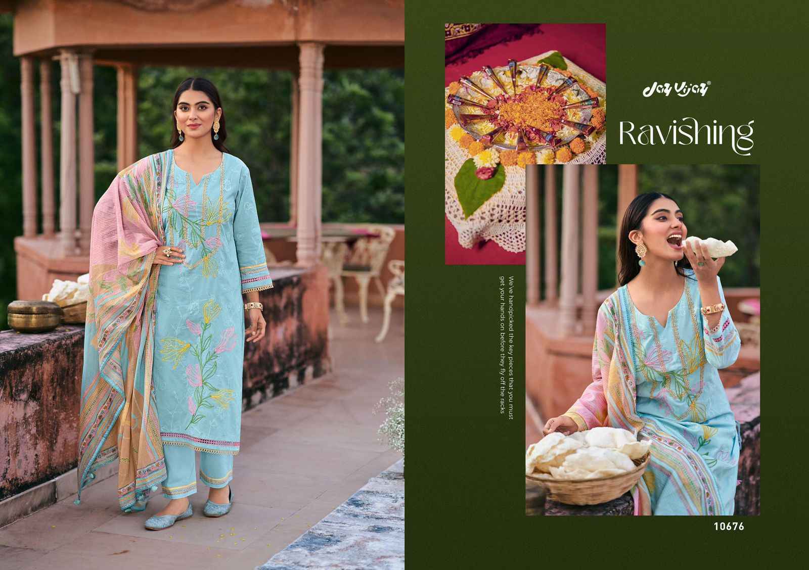 Jay Vijay Fitrah Cotton Dress Material (6 pcs Catalogue)