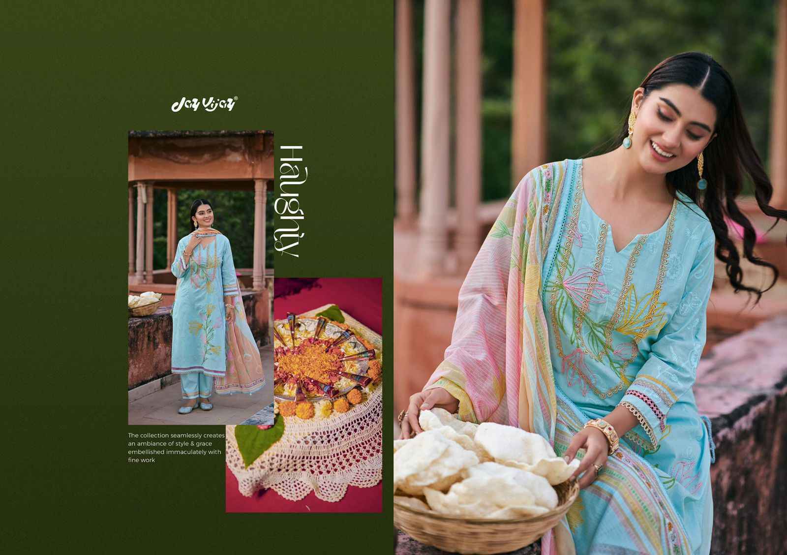 Jay Vijay Fitrah Cotton Dress Material (6 pcs Catalogue)