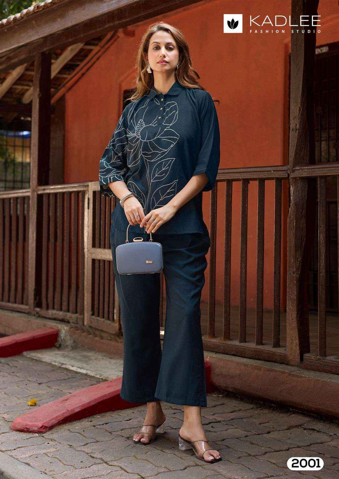 Kadlee Golden Lady Viscose Top With Bottom (6 pcs Catalogue)