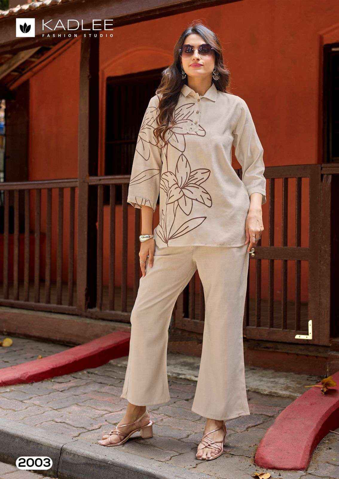 Kadlee Golden Lady Viscose Top With Bottom (6 pcs Catalogue)