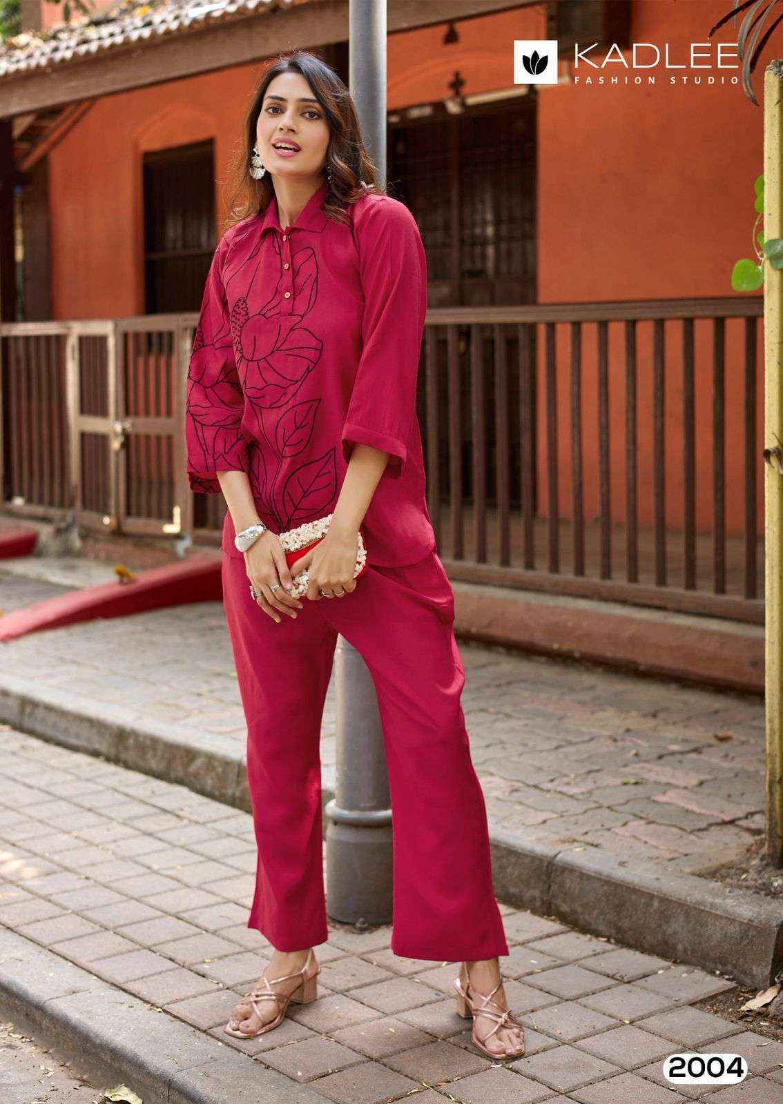 Kadlee Golden Lady Viscose Top With Bottom (6 pcs Catalogue)
