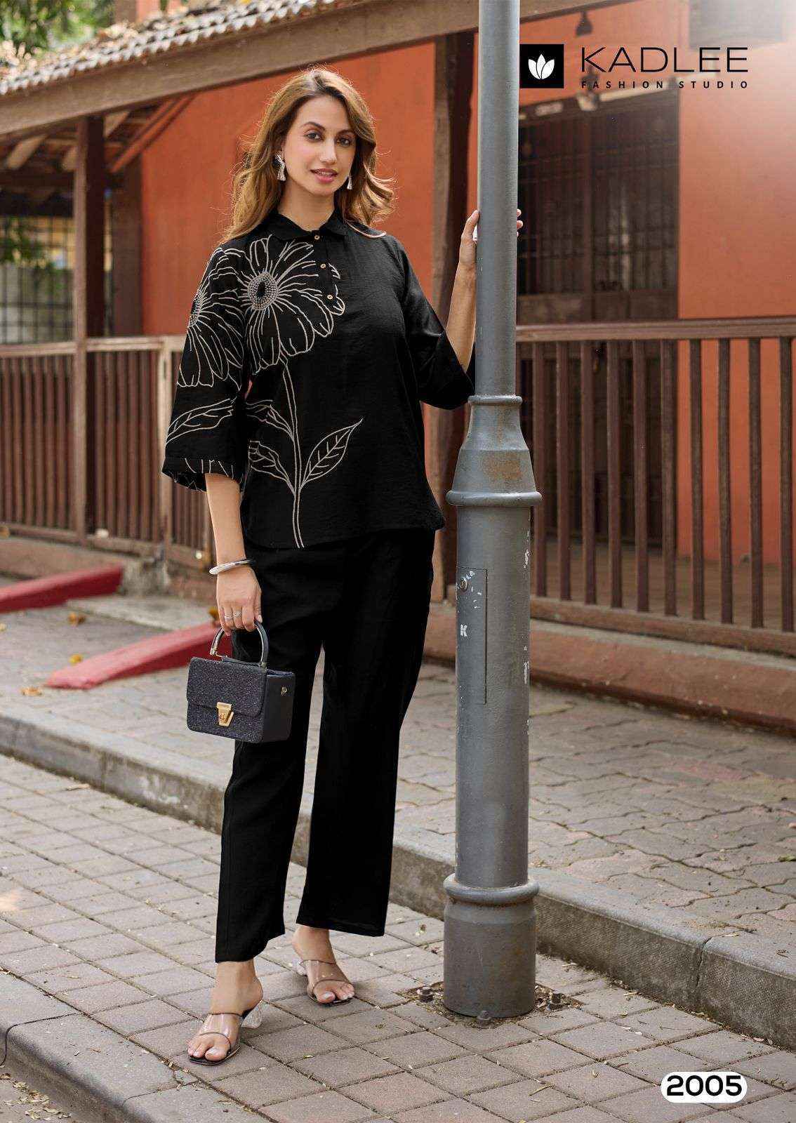 Kadlee Golden Lady Viscose Top With Bottom (6 pcs Catalogue)