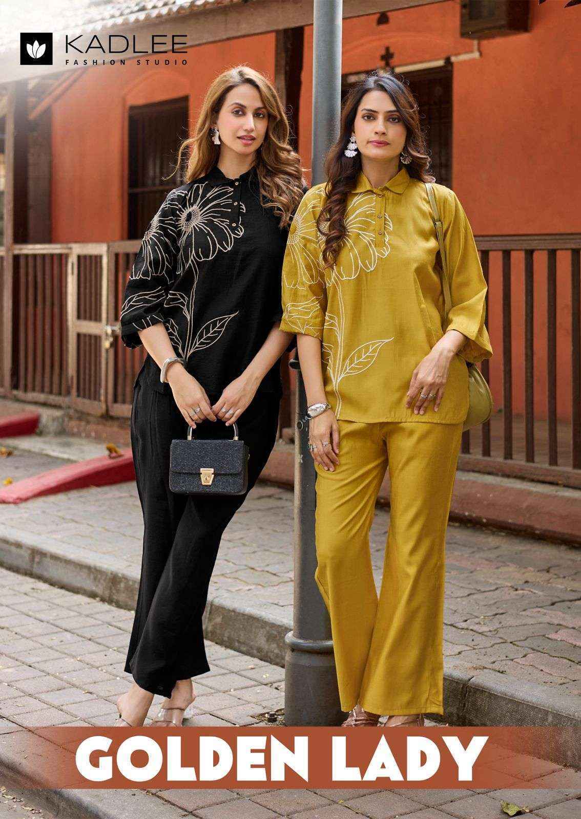 Kadlee Golden Lady Viscose Top With Bottom (6 pcs Catalogue)