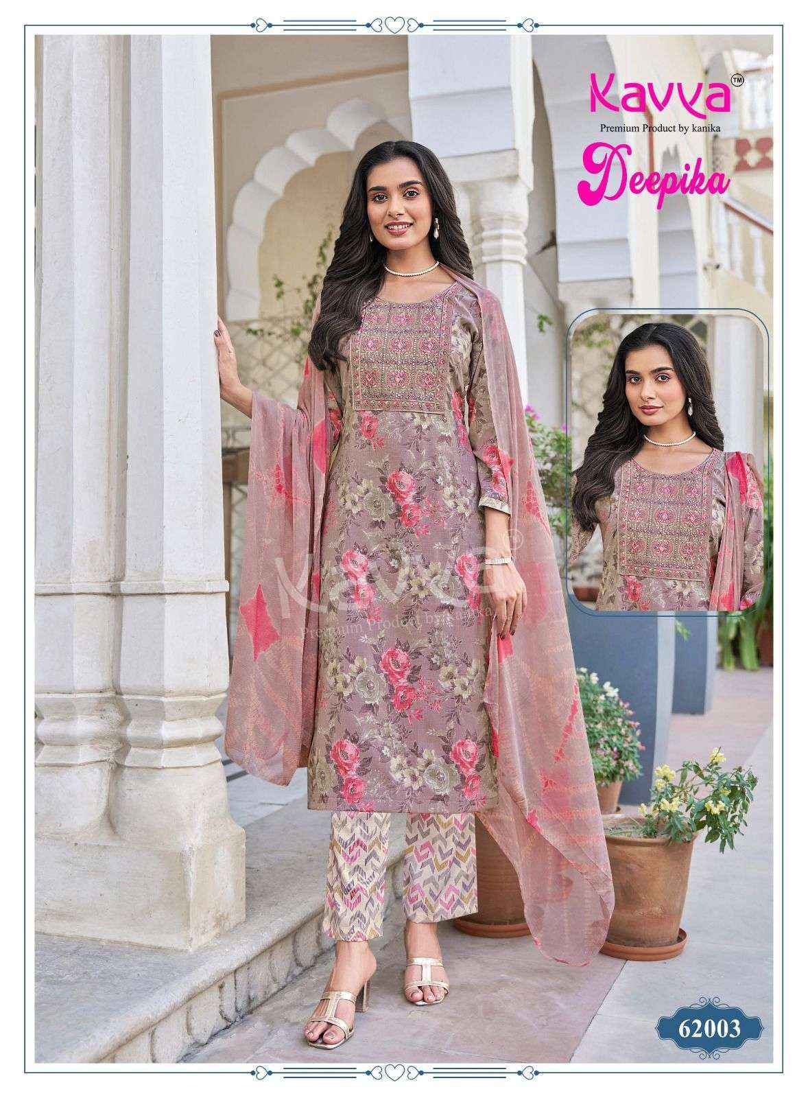Kavya Deepika Vol-62 Capsule Readymade Suit (10 pcs Catalogue)
