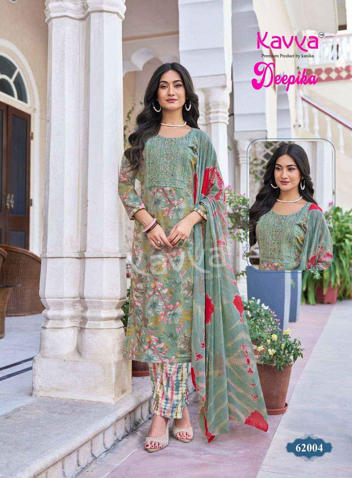 Kavya Deepika Vol-62 Capsule Readymade Suit (10 pcs Catalogue)