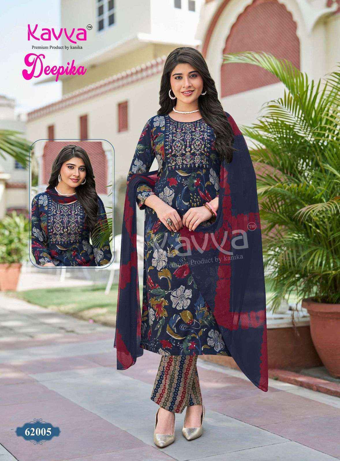 Kavya Deepika Vol-62 Capsule Readymade Suit (10 pcs Catalogue)