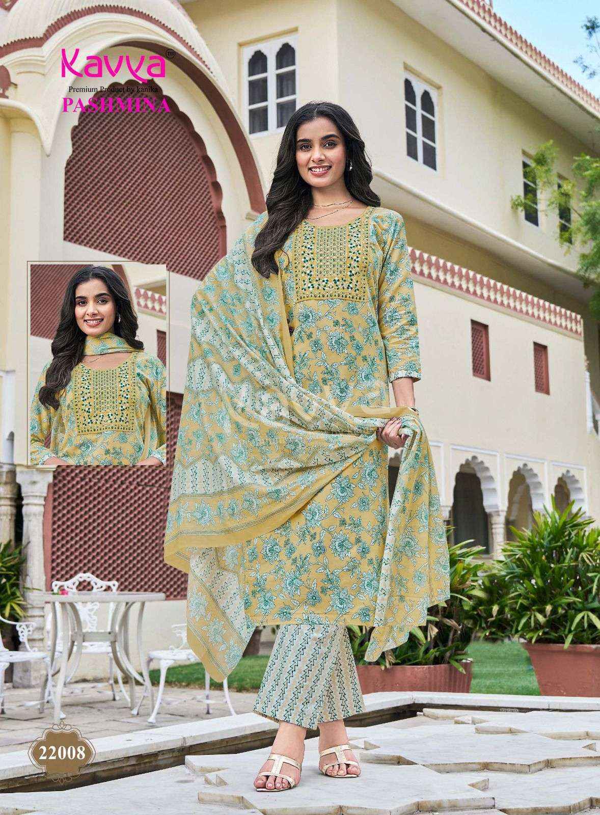 Kavya Pashmina Vol-22 Malasian Cotton Readymade Suit (0 pcs Catalogue)