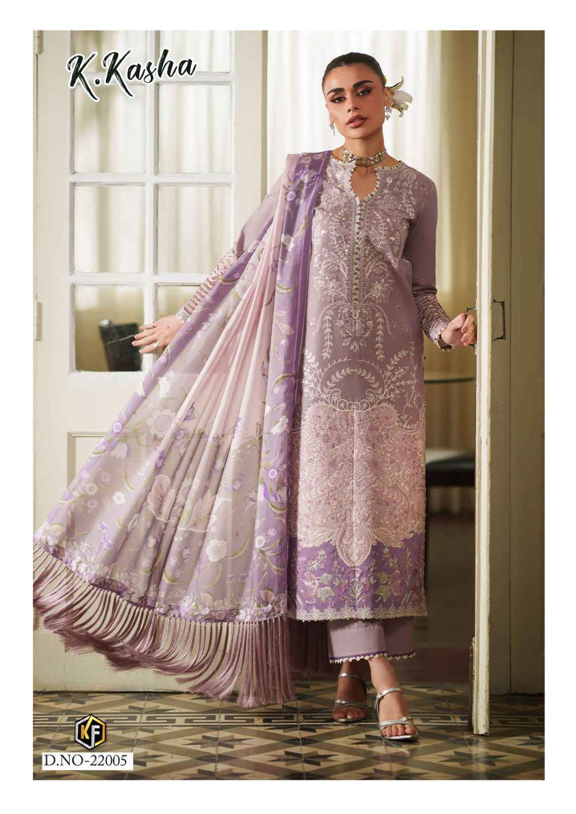 Keval Fab K Kasha Vol-22 Cotton Dress Material (6 pc Cataloge)