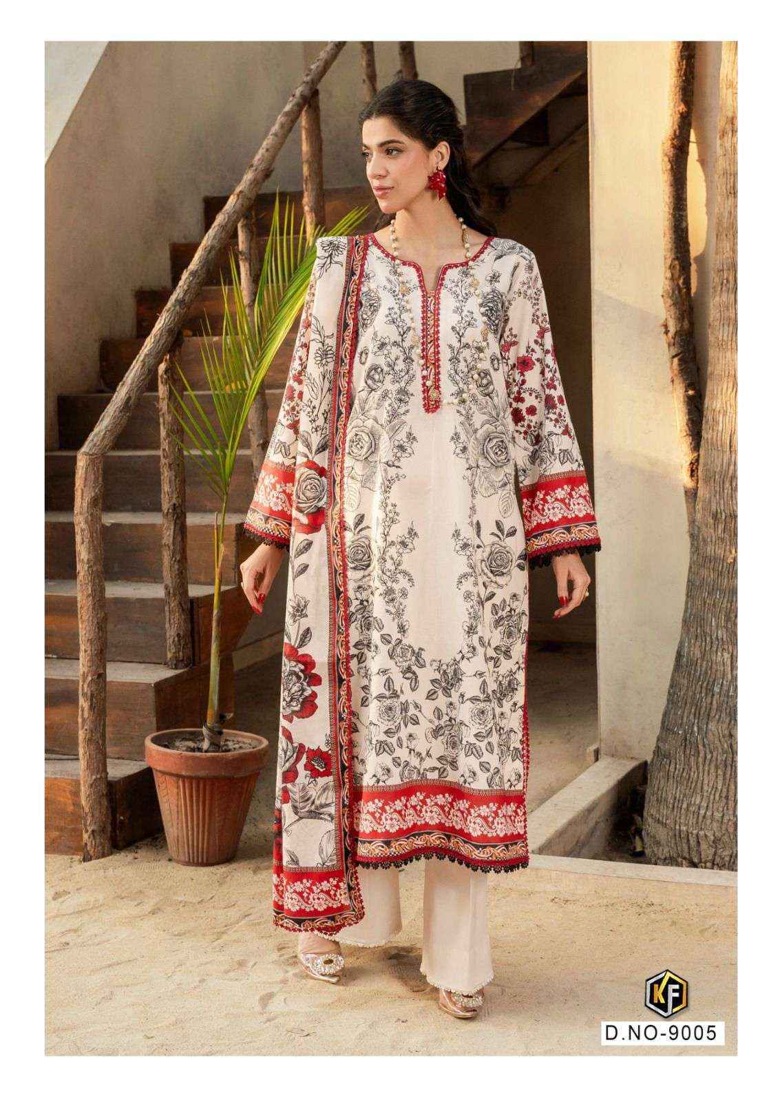 Keval Fab Qurbat Nx Vol-9 Cotton Dress Material (6 pc Cataloge)