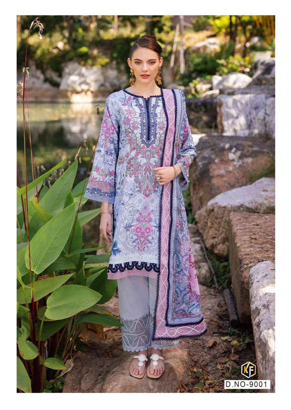 Keval Fab Qurbat Nx Vol-9 Cotton Dress Material (6 pc Cataloge)