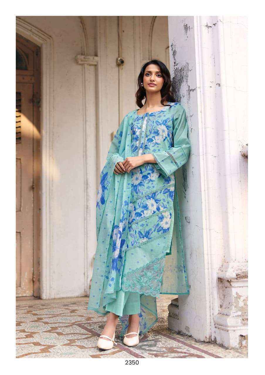 Kimora Sitaaree Vol-76 Lawn Cotton Dress Material (4 pcs Catalogue)