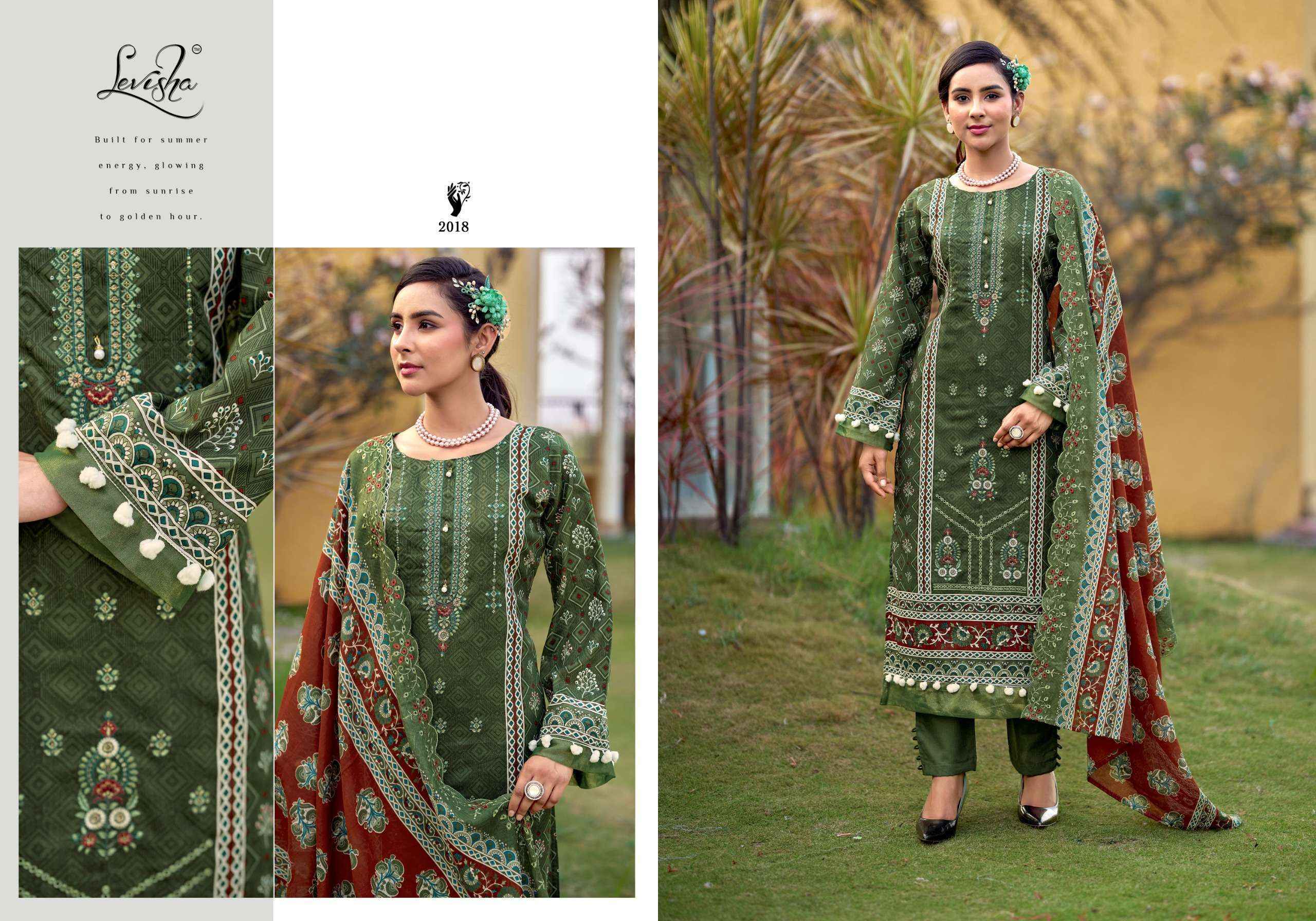 Levisha Madhubala Vol-15 Lawn Cotton Dress Material (7 pcs Catalogue)