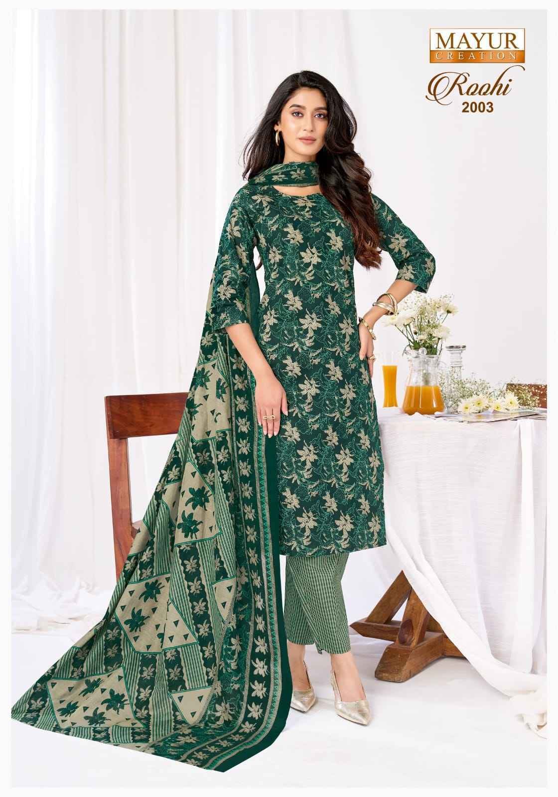 Mayur Creation Roohi Vol-2 Cotton Dress Material (10 pcs Catalogue)