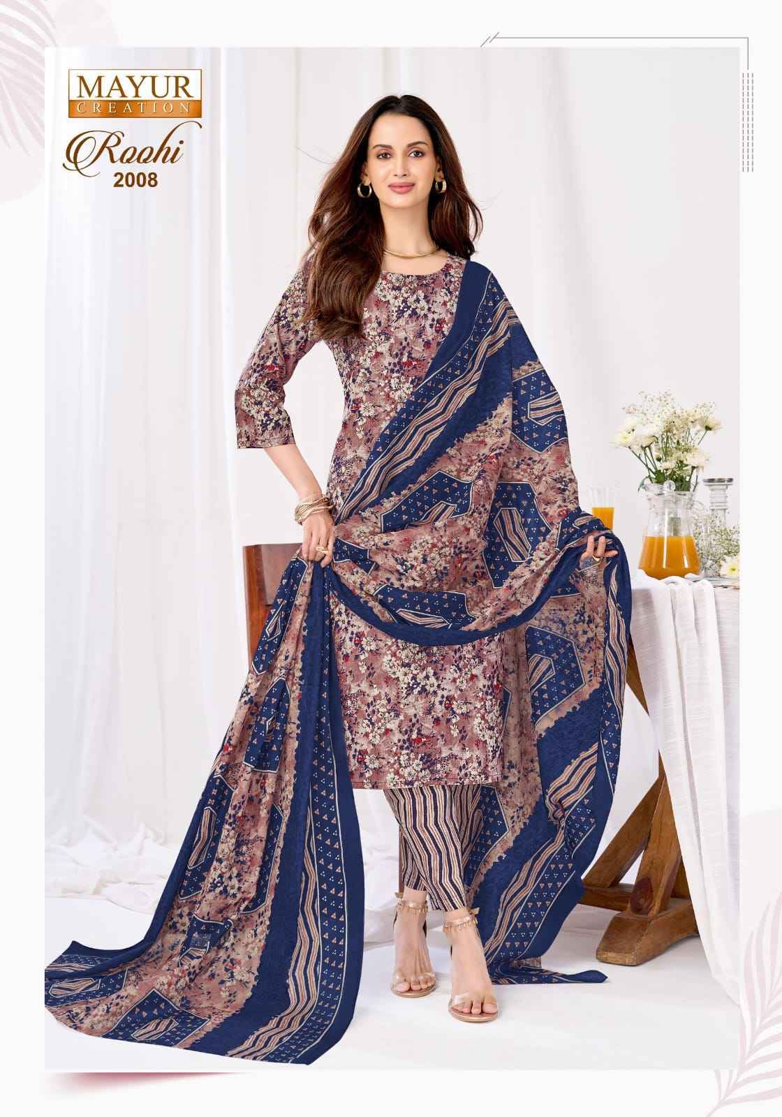 Mayur Creation Roohi Vol-2 Cotton Dress Material (10 pcs Catalogue)