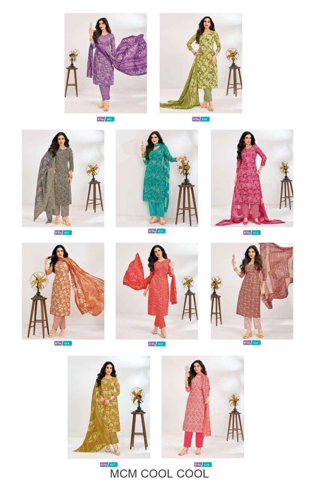 MCM Lifestyle Cool Cool Cotton Readymade Suit (10 pcs Catalogue)