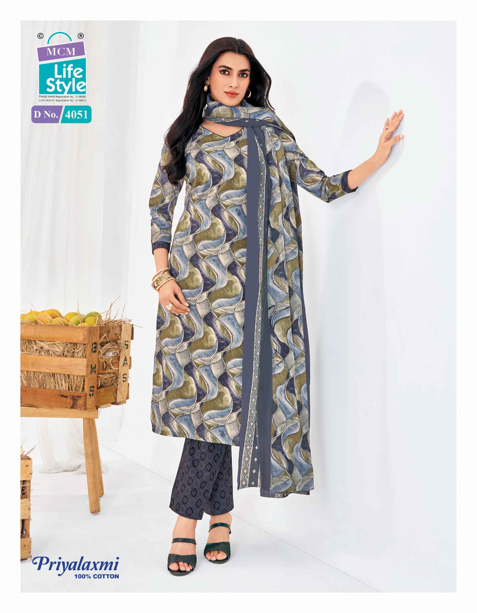 MCM Lifestyle Priyalaxmi Vol 40 Readymade Cotton Dress 20 pcs Catalogue