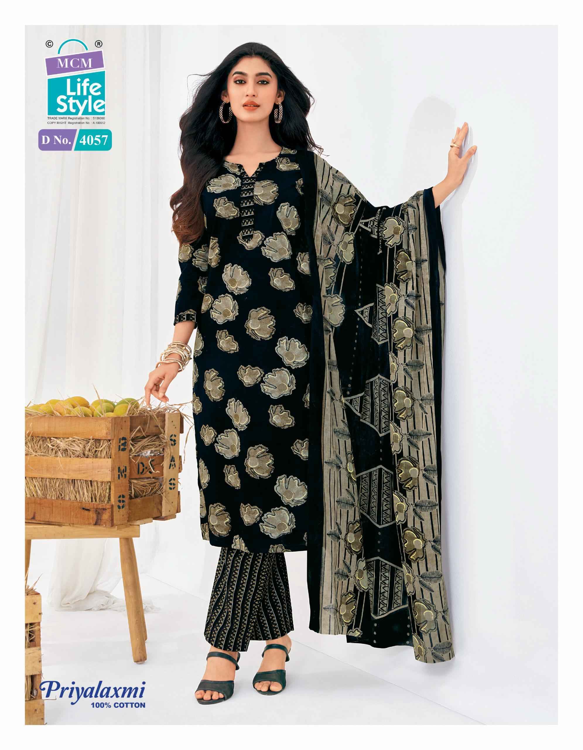 MCM Lifestyle Priyalaxmi Vol 40 Readymade Cotton Dress 20 pcs Catalogue
