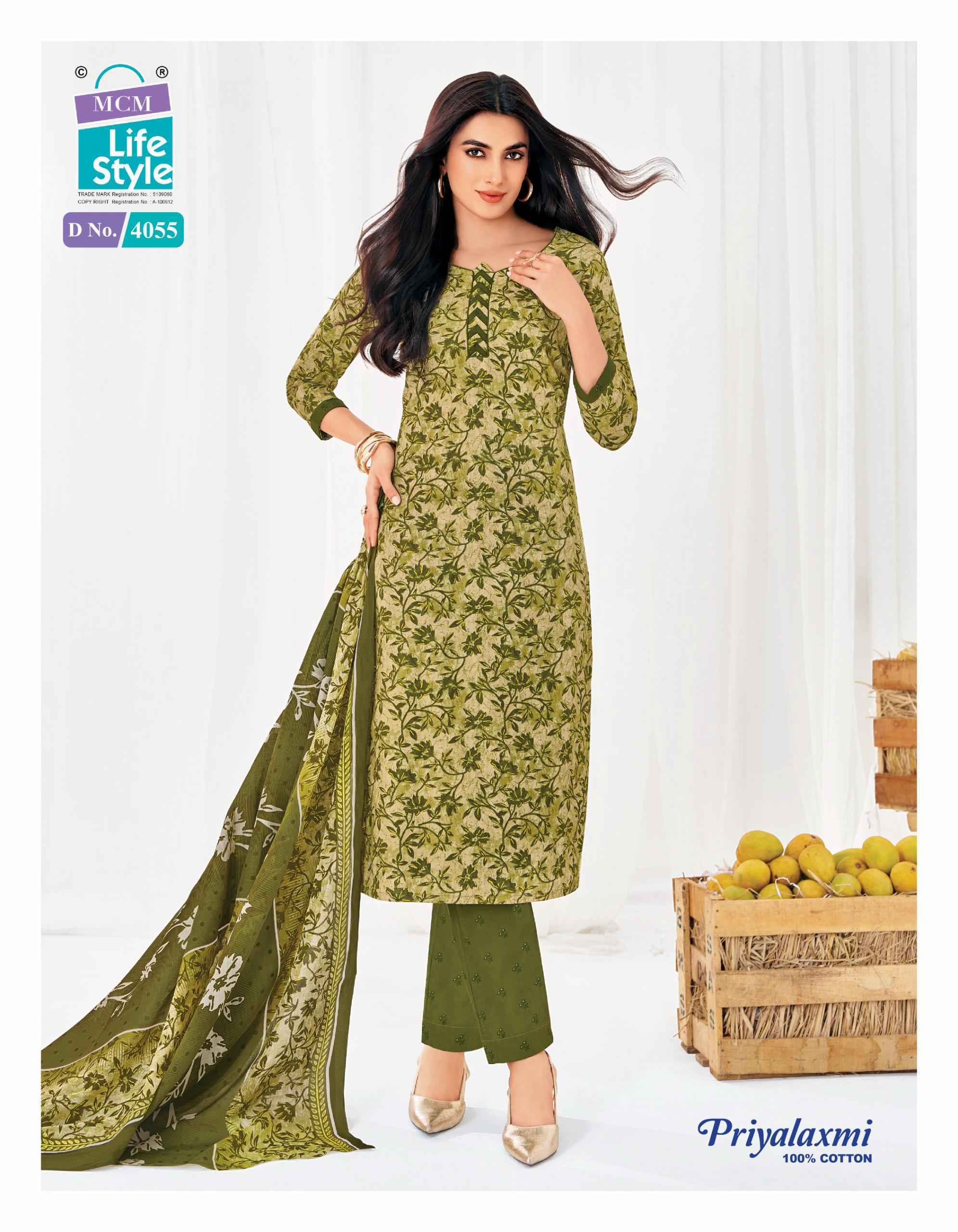 MCM Lifestyle Priyalaxmi Vol 40 Readymade Cotton Dress 20 pcs Catalogue