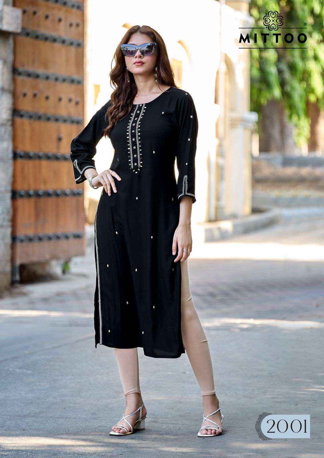Mittoo Haya Rayon Kurti (6 pcs Catalogue)