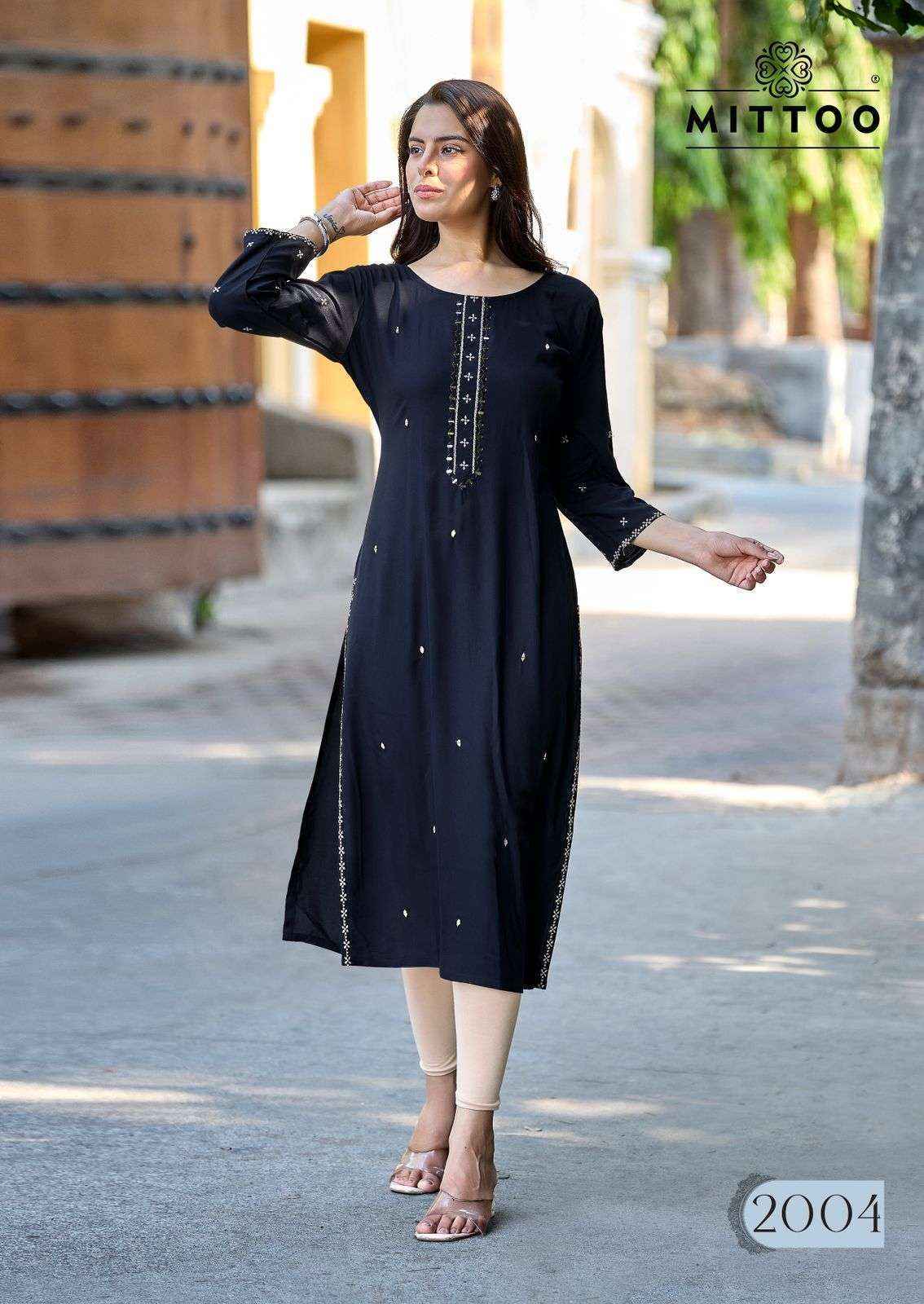 Mittoo Haya Rayon Kurti (6 pcs Catalogue)