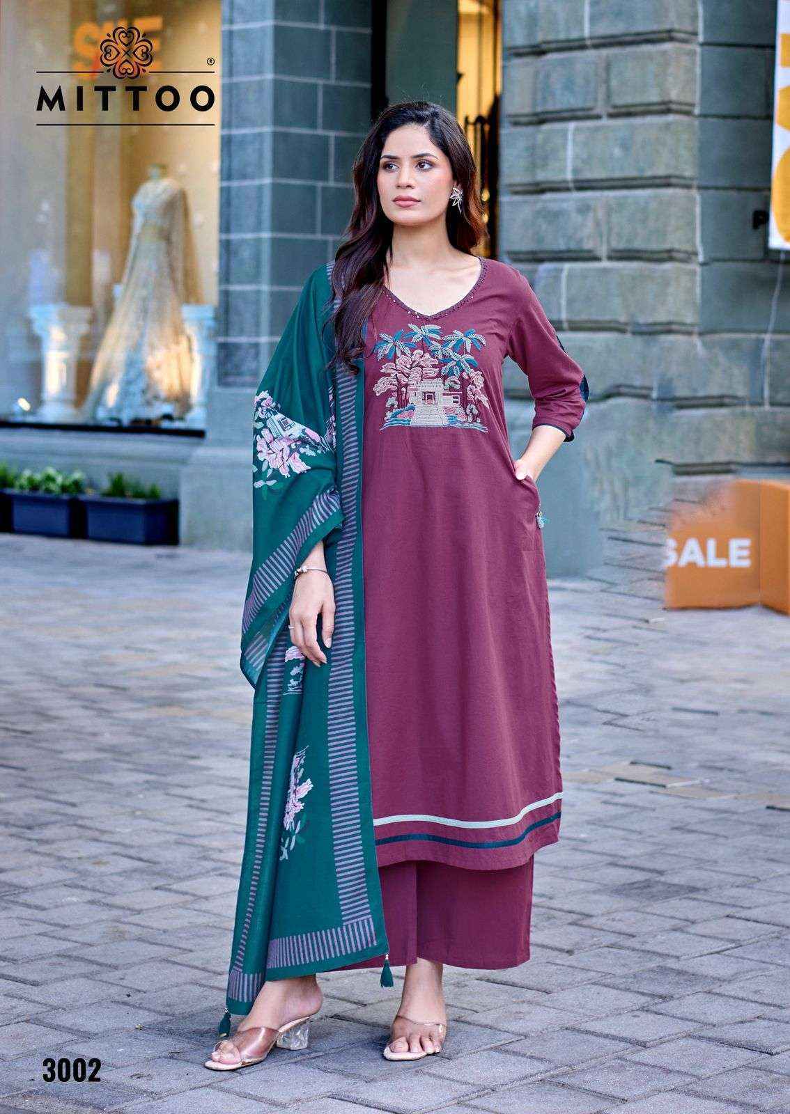 Mittoo Rehsham Cotton Readymade Suit (4 pcs Catalogue)