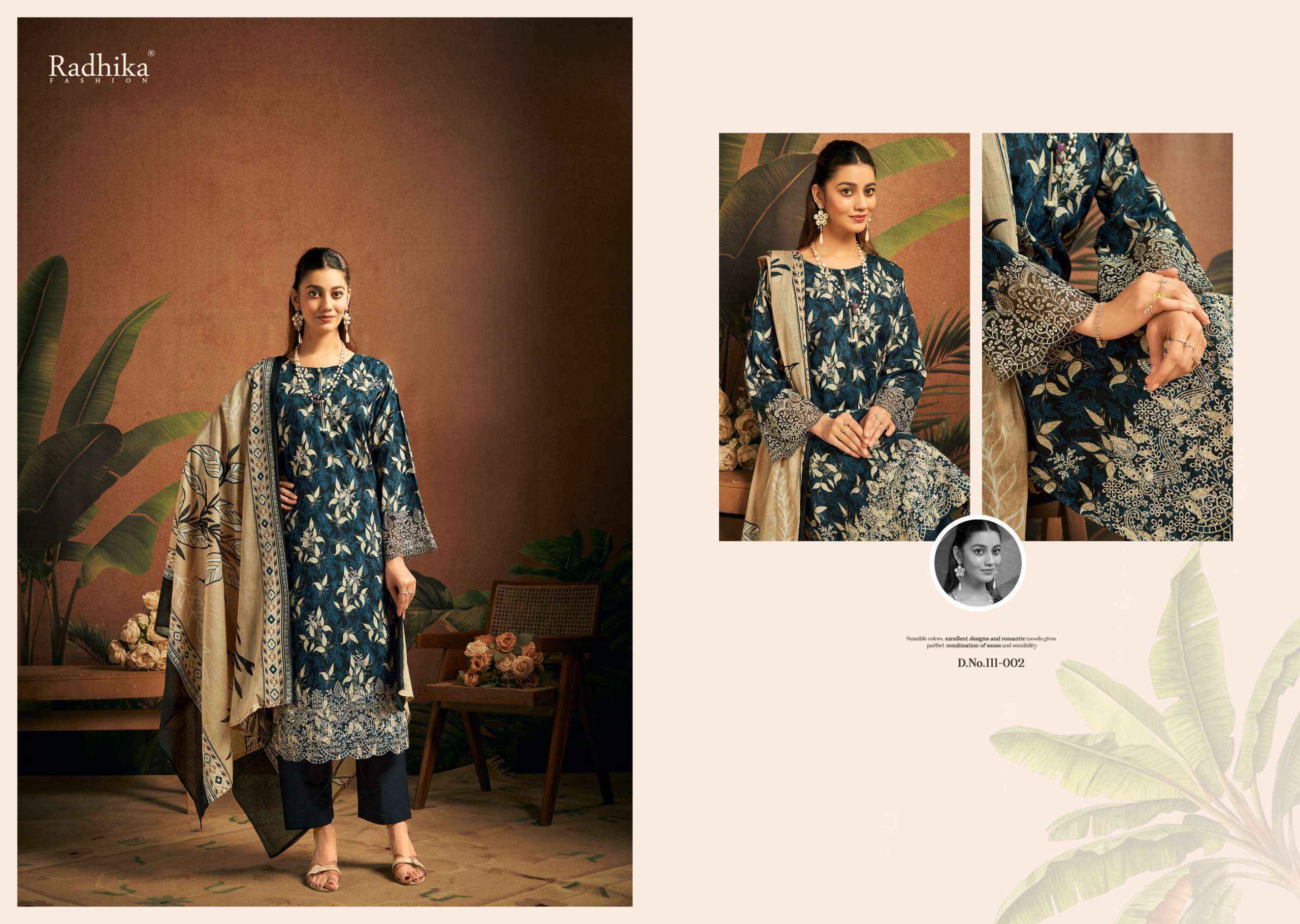 Radhika Fashion Azara Saira Lawn Cotton Dress Material (6 pcs Catalogue)