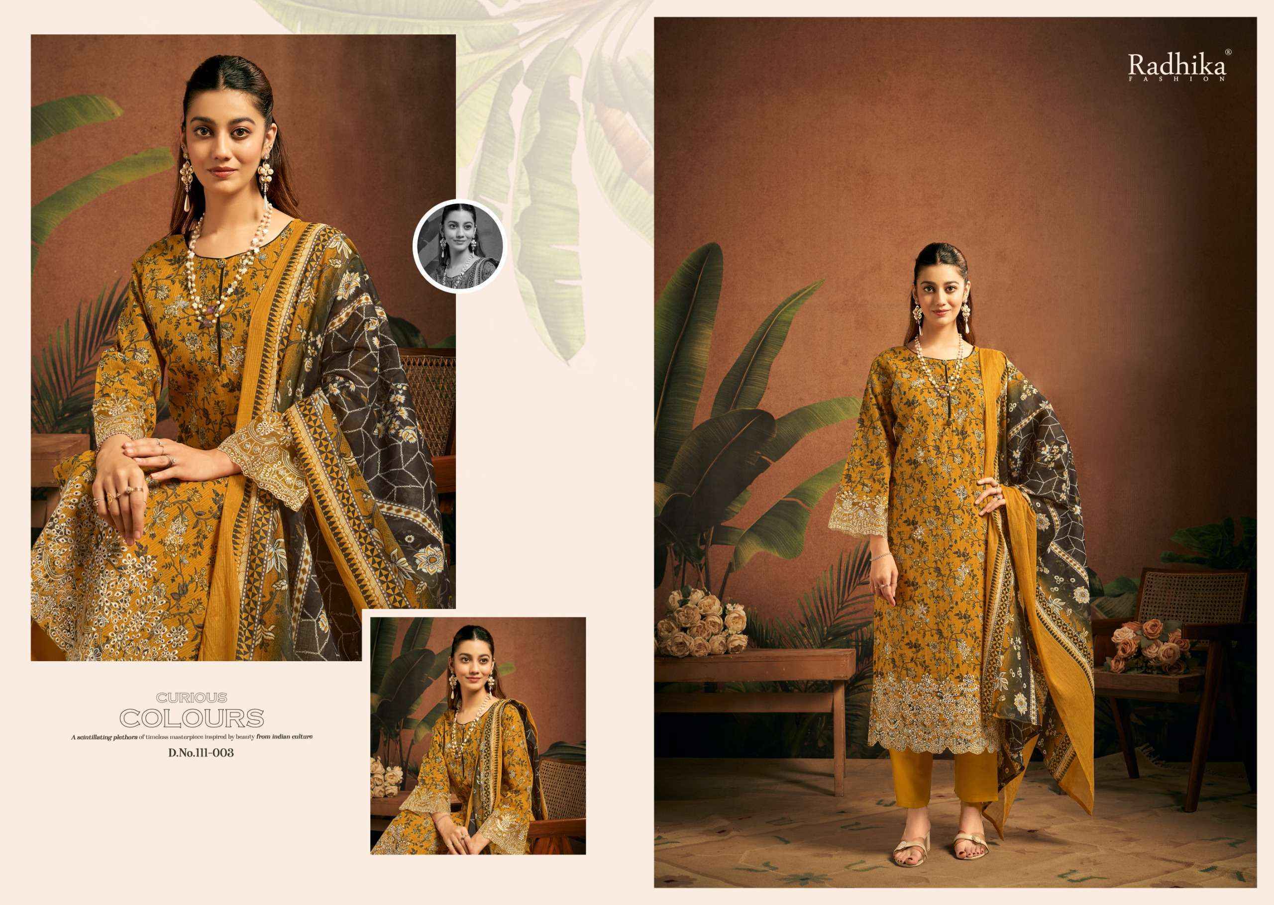 Radhika Fashion Azara Saira Lawn Cotton Dress Material (6 pcs Catalogue)