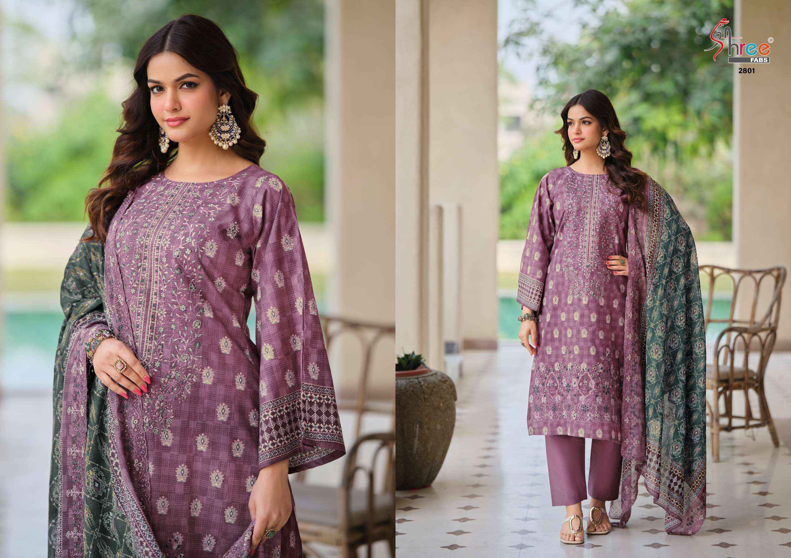 Shree Fabs Bin Saeed Lawn Collection Vol-28 Cotton Dress Material (6 pcs Catalogue)